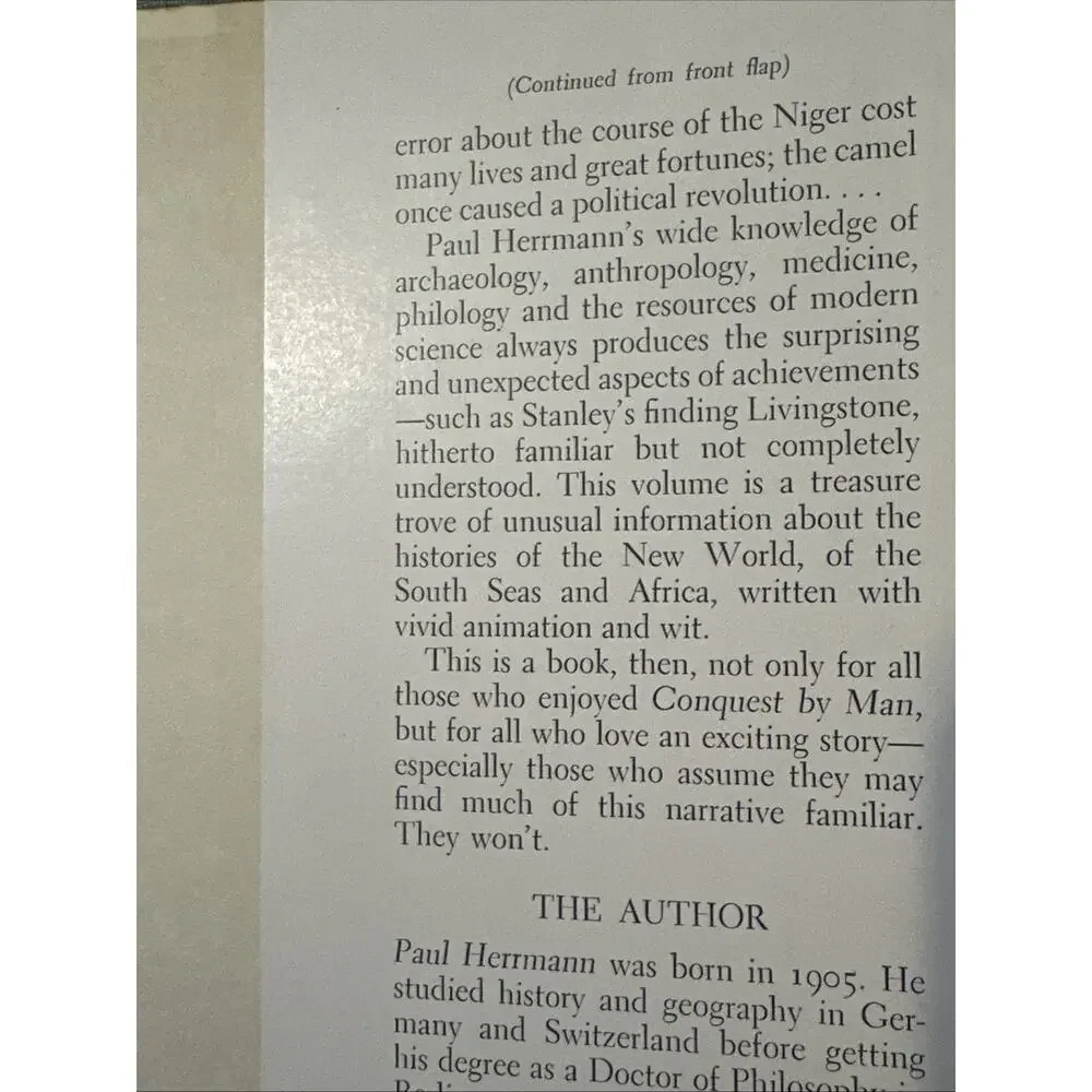 The Great Age of Discovery by Paul Herrmann First 1st Edition VG HC‎